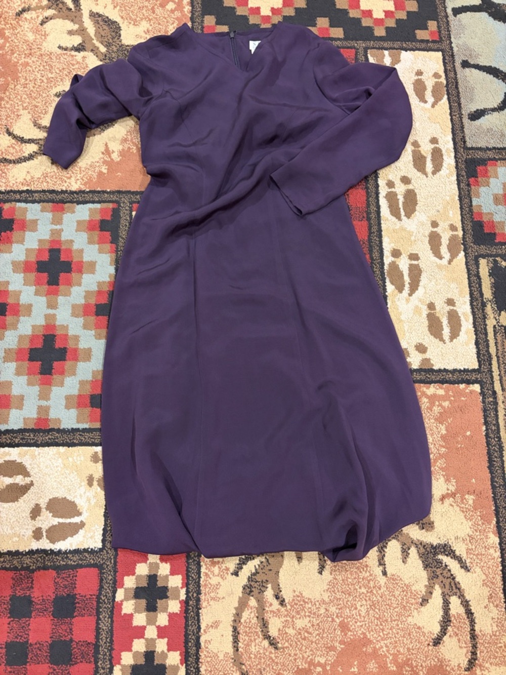 Women’s vintage silk dress